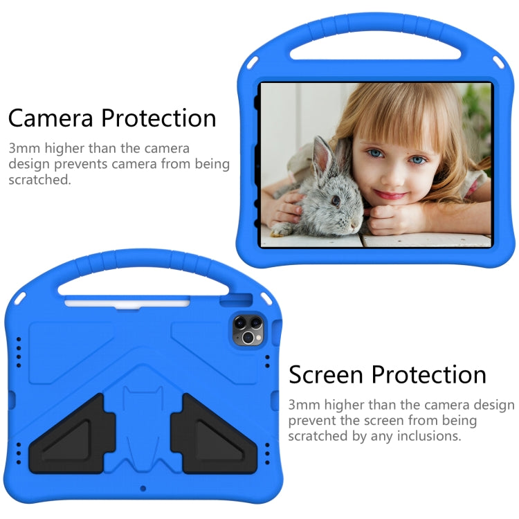 For iPad Pro 11 2024 EVA Shockproof Tablet Case with Holder(Blue) - iPad Pro 11 2024 Cases by PMC Jewellery | Online Shopping South Africa | PMC Jewellery | Buy Now Pay Later Mobicred