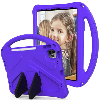 For iPad Pro 11 2024 EVA Shockproof Tablet Case with Holder(Purple) - iPad Pro 11 2024 Cases by PMC Jewellery | Online Shopping South Africa | PMC Jewellery | Buy Now Pay Later Mobicred