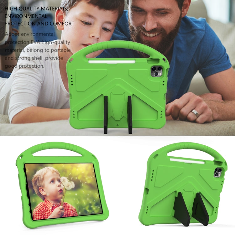 For iPad Pro 11 2024 EVA Shockproof Tablet Case with Holder(Green) - iPad Pro 11 2024 Cases by PMC Jewellery | Online Shopping South Africa | PMC Jewellery | Buy Now Pay Later Mobicred