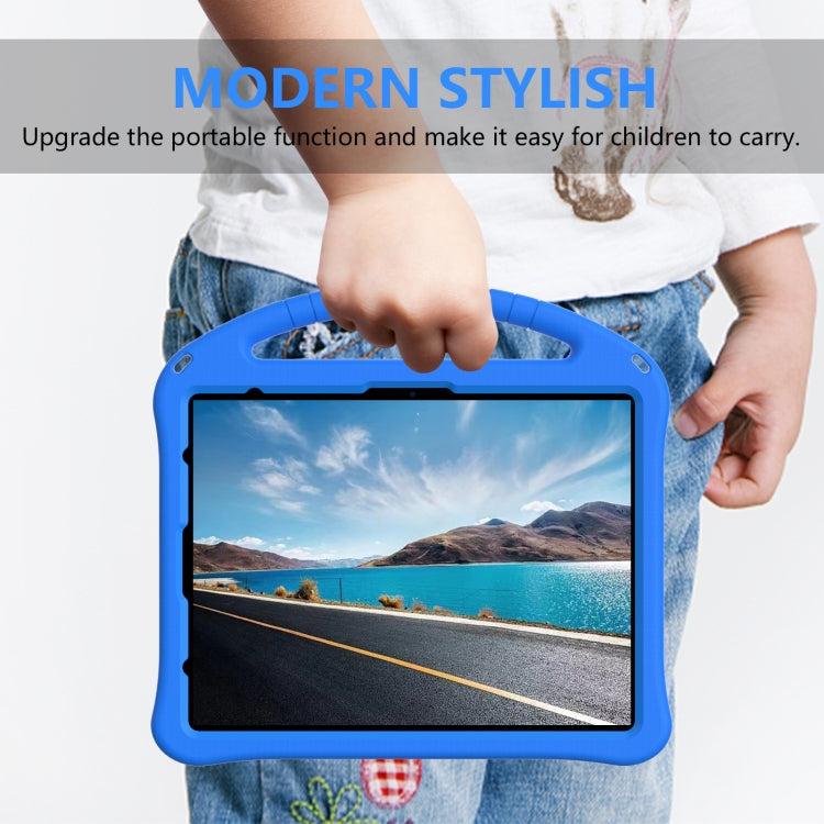 For iPad Air 13 2024 EVA Shockproof Tablet Case with Holder(Blue) - iPad Air 13 2024 Cases by PMC Jewellery | Online Shopping South Africa | PMC Jewellery | Buy Now Pay Later Mobicred