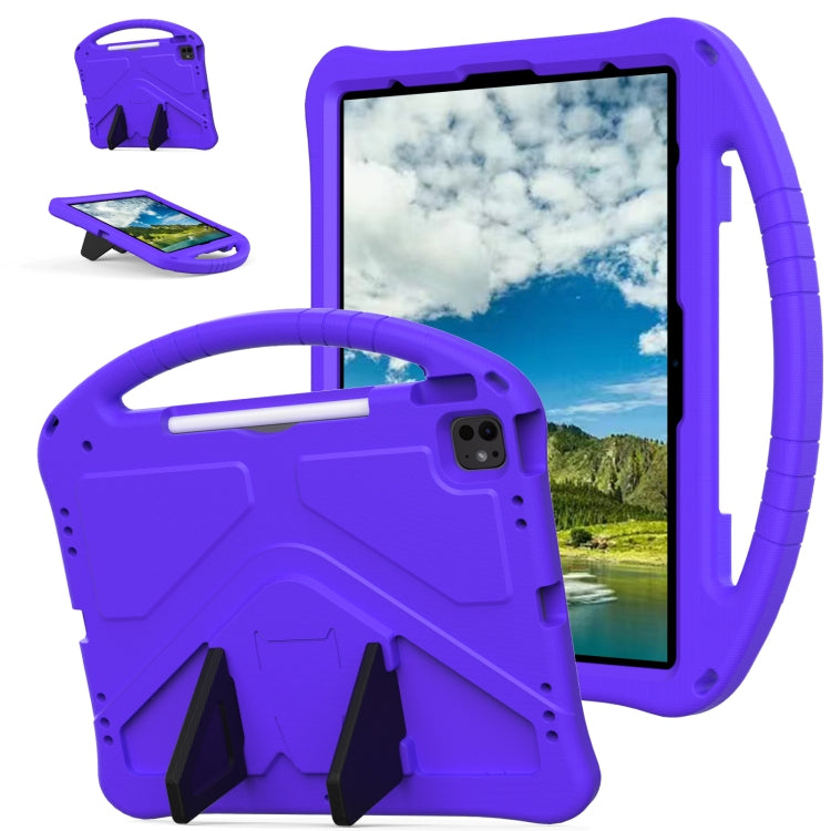 For iPad Air 13 2025 / 2024 EVA Shockproof Tablet Case with Holder(Purple) - iPad Air 13 2025 / 2024 Cases by PMC Jewellery | Online Shopping South Africa | PMC Jewellery | Buy Now Pay Later Mobicred