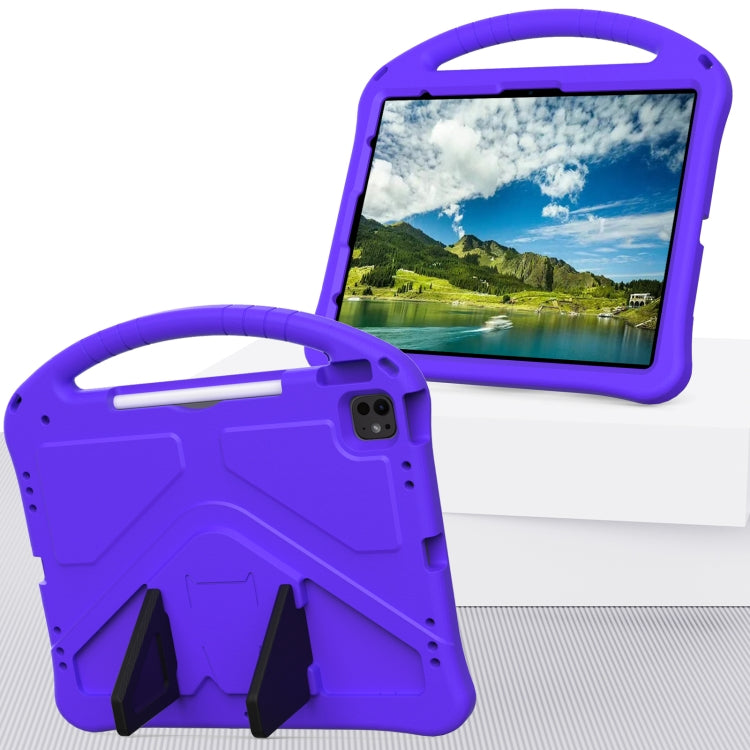 For iPad Air 13 2025 / 2024 EVA Shockproof Tablet Case with Holder(Purple) - iPad Air 13 2025 / 2024 Cases by PMC Jewellery | Online Shopping South Africa | PMC Jewellery | Buy Now Pay Later Mobicred