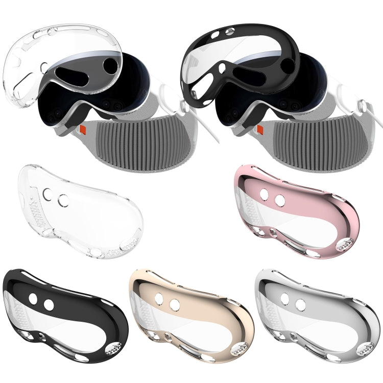 For Apple Vision Pro Electroplated TPU Protective Case VR Glasses Accessories(Transparent) - VR Accessories by PMC TechLife | Online Shopping South Africa | PMC TechLife | Buy Now Pay Later Mobicred