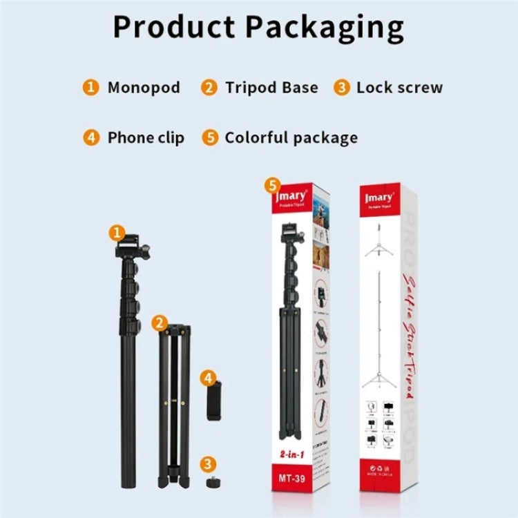 JMARY MT-39 Multifunction Live Streaming DSLR Camera Stand Holder Phone Clamp Tripod - free shipping - PMC TechLife - Order now!