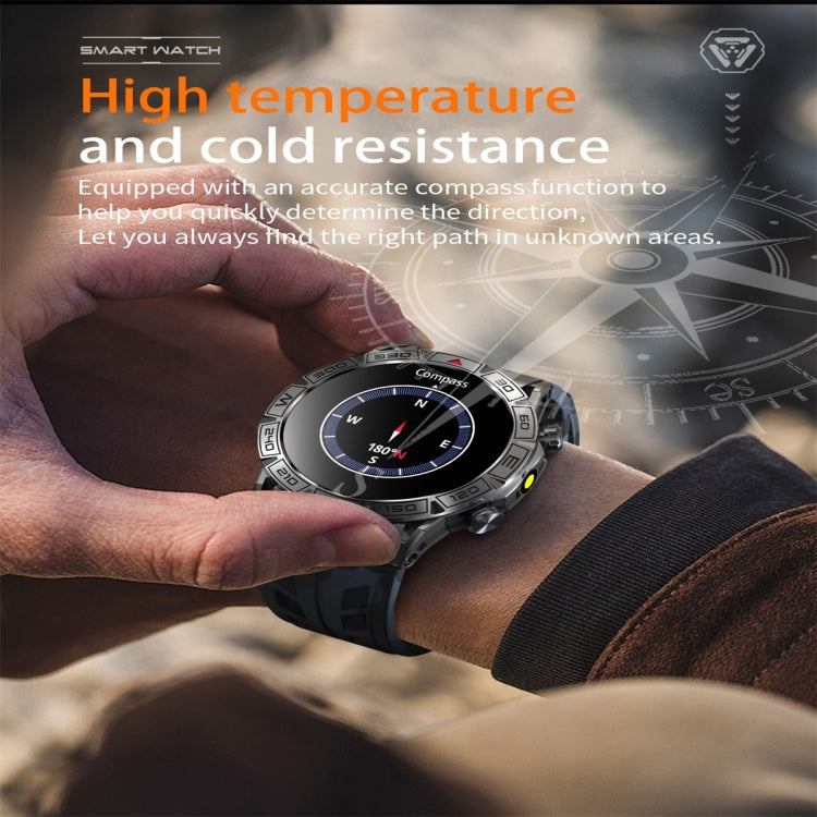 KC80 1.43 inch Color Screen Smart Watch, Support AI Voice Assistant / Bluetooth Call(Black) - Smart Watches by PMC TechLife | Online Shopping South Africa | PMC TechLife | Buy Now Pay Later Mobicred