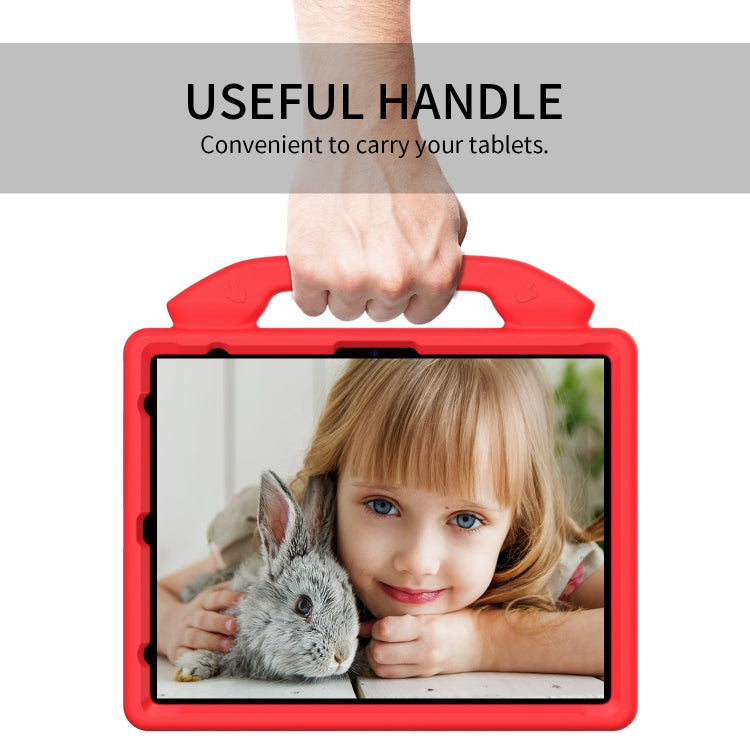 For iPad Air 13 2025 / 2024 Children EVA Shockproof Tablet Case with Thumb Bracket(Red) - iPad Air 13 2025 / 2024 Cases by PMC TechLife | Online Shopping South Africa | PMC TechLife | Buy Now Pay Later Mobicred