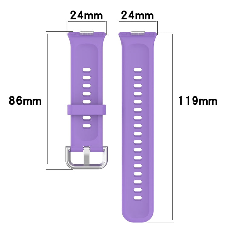 For Huawei Watch Fit3 Silicone Soft Watch Band + Clear Watch Protective Case Set(Light Blue) - free shipping - PMc TechLife - Order now!