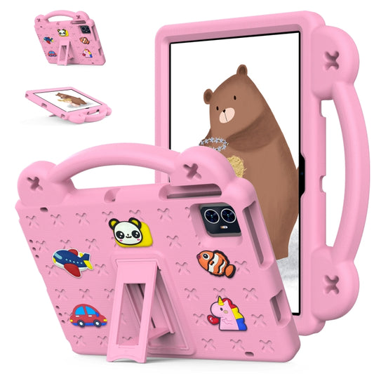 For Teclast M50 HD 10.1 / M50 Pro 10.1 2023 Handle Kickstand Children EVA Shockproof Tablet Case(Pink) - Teclast by PMC Jewellery | Online Shopping South Africa | PMC Jewellery | Buy Now Pay Later Mobicred