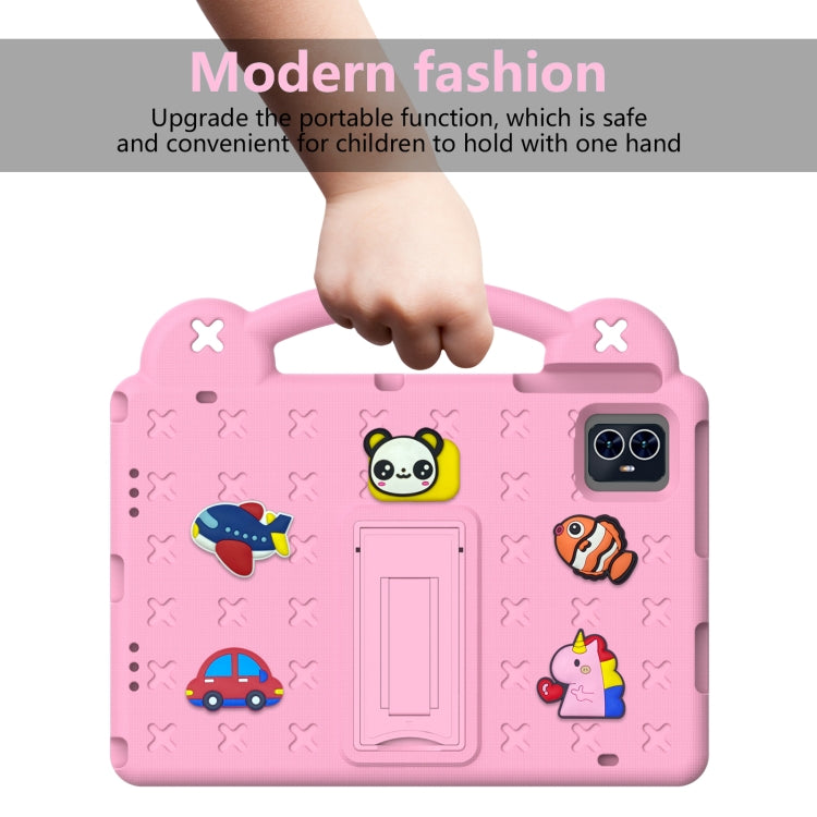 For Blackview Tab 80 10.1 2023 Handle Kickstand Children EVA Shockproof Tablet Case(Pink) - Others by PMC Jewellery | Online Shopping South Africa | PMC Jewellery | Buy Now Pay Later Mobicred