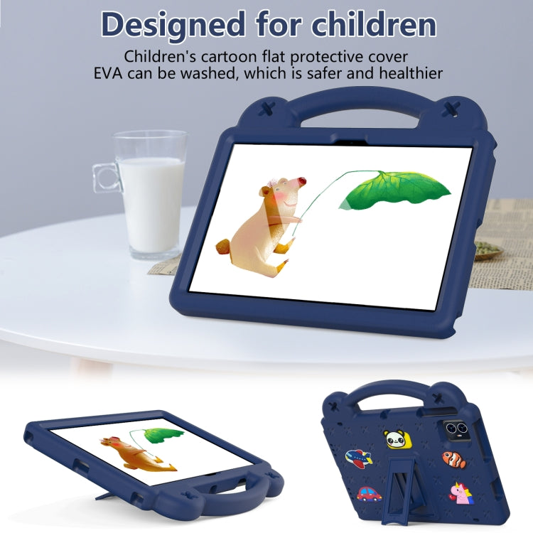 For Blackview Tab 80 10.1 2023 Handle Kickstand Children EVA Shockproof Tablet Case(Navy Blue) - Others by PMC TechLife | Online Shopping South Africa | PMC TechLife | Buy Now Pay Later Mobicred