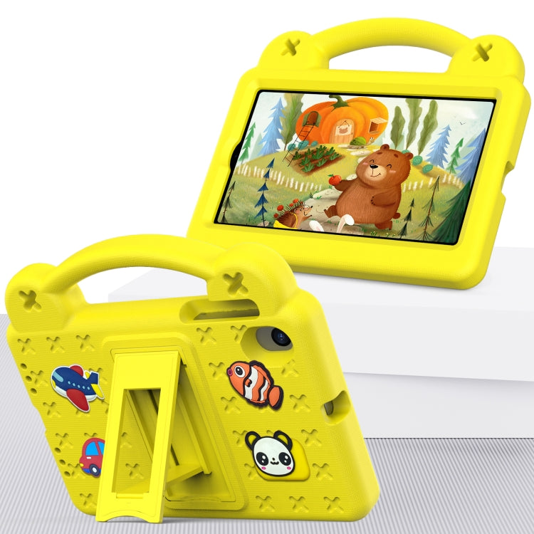 For Walmart Onn 7.0 Gen4 2024 Handle Kickstand Children EVA Shockproof Tablet Case(Yellow) - Others by PMC TechLife | Online Shopping South Africa | PMC TechLife | Buy Now Pay Later Mobicred