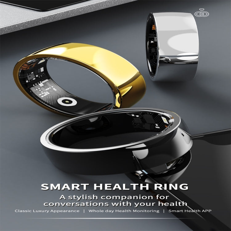 R09M SIZE 22 Smart Ring, Support Health Monitoring / Care For Families(Silver) - Smart Rings / Smart Telephones by PMC Jewellery | Online Shopping South Africa | PMC Jewellery | Buy Now Pay Later Mobicred