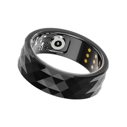 R12M SIZE 18 Smart Ring, Support Health Monitoring / Multiple Exercise Modes(Black) - Smart Rings / Smart Telephones by PMC Jewellery | Online Shopping South Africa | PMC Jewellery | Buy Now Pay Later Mobicred