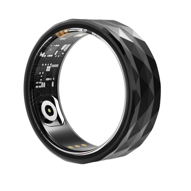 R12M SIZE 20 Smart Ring, Support Health Monitoring / Multiple Exercise Modes(Black) - Smart Rings / Smart Telephones by PMC Jewellery | Online Shopping South Africa | PMC Jewellery | Buy Now Pay Later Mobicred