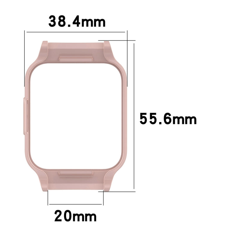 For Redmi Watch 2 Half Pack PC Watch Protective Case(Black) - Watch Cases by PMC TechLife | Online Shopping South Africa | PMC TechLife | Buy Now Pay Later Mobicred