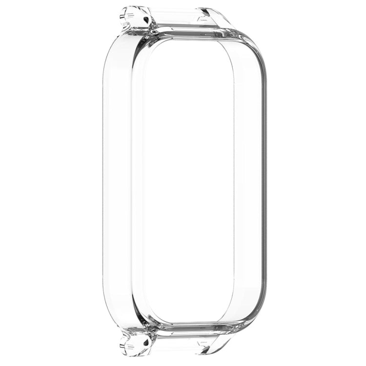 For Redmi Band 2 Half Pack PC Watch Protective Case(Transparent White) - Watch Cases by PMC TechLife | Online Shopping South Africa | PMC TechLife | Buy Now Pay Later Mobicred