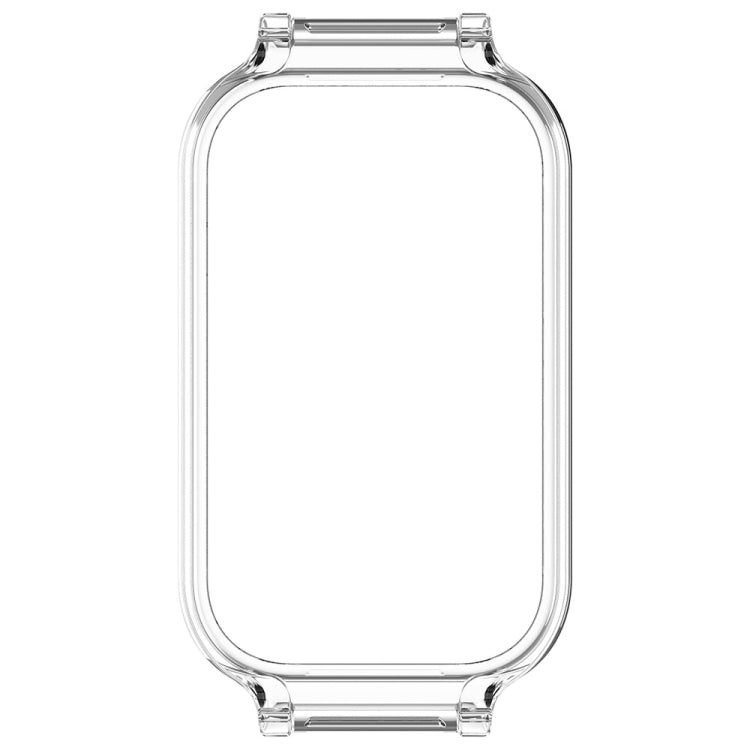 For Redmi Band 2 Half Pack PC Watch Protective Case(Transparent White) - Watch Cases by PMC TechLife | Online Shopping South Africa | PMC TechLife | Buy Now Pay Later Mobicred