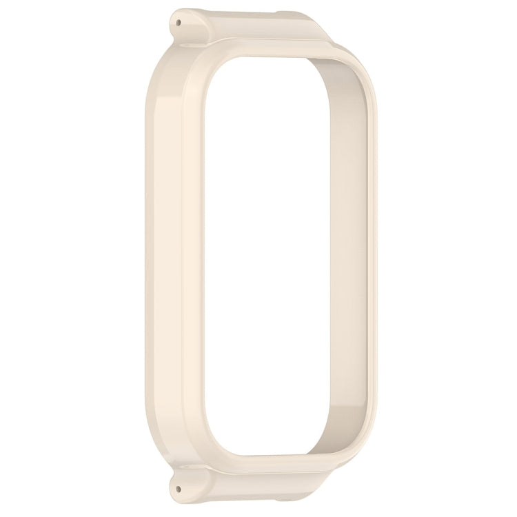 For Xiaomi Smart Band 8 Active Half Pack PC Watch Protective Case(Creamy White) - Watch Cases by PMC TechLife | Online Shopping South Africa | PMC TechLife | Buy Now Pay Later Mobicred