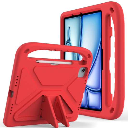 For iPad Air 11 / Pro 11 2024 Handle EVA Shockproof Tablet Case with Holder(Red) - iPad Air 11 2024 Cases by PMC Jewellery | Online Shopping South Africa | PMC Jewellery | Buy Now Pay Later Mobicred