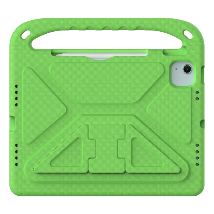 For iPad Air 11 2025 / 2024 / Pro 11 2024 Handle EVA Shockproof Tablet Case with Holder(Green) - iPad Air 11 2025 / 2024 Cases by PMC TechLife | Online Shopping South Africa | PMC TechLife | Buy Now Pay Later Mobicred