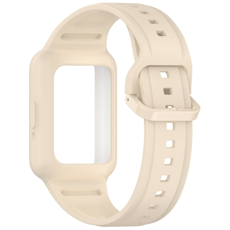 For  Huawei Band 8 NFC Two Color Frame Integrated Silicone Watch Band(Dream White) - free shipping - PMc TechLife - Order now!