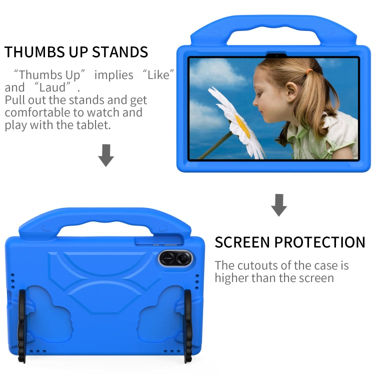 For Honor Pad X9 Children EVA Shockproof Tablet Case with Thumb Bracket(Blue) - Honor by PMC TechLife | Online Shopping South Africa | PMC TechLife | Buy Now Pay Later Mobicred