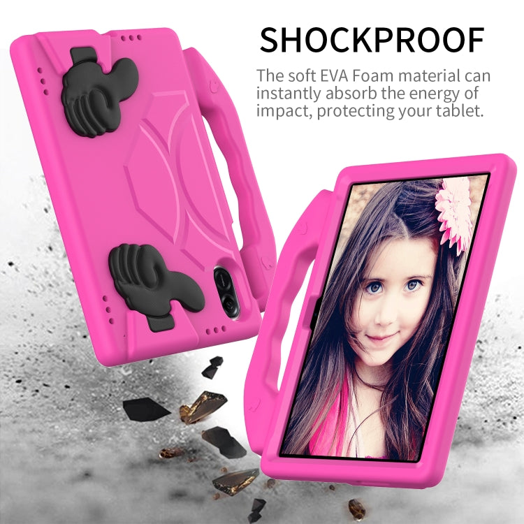 For Honor Pad X9 Children EVA Shockproof Tablet Case with Thumb Bracket(RoseRed) - Honor by PMC TechLife | Online Shopping South Africa | PMC TechLife | Buy Now Pay Later Mobicred