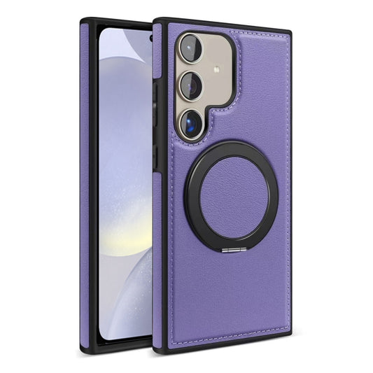 For Samsung Galaxy S24+ 5G Yashi 360 Degree Rotating MagSafe Bracket Phone Case(Purple) - Galaxy S24+ 5G Cases by PMC Jewellery | Online Shopping South Africa | PMC Jewellery | Buy Now Pay Later Mobicred