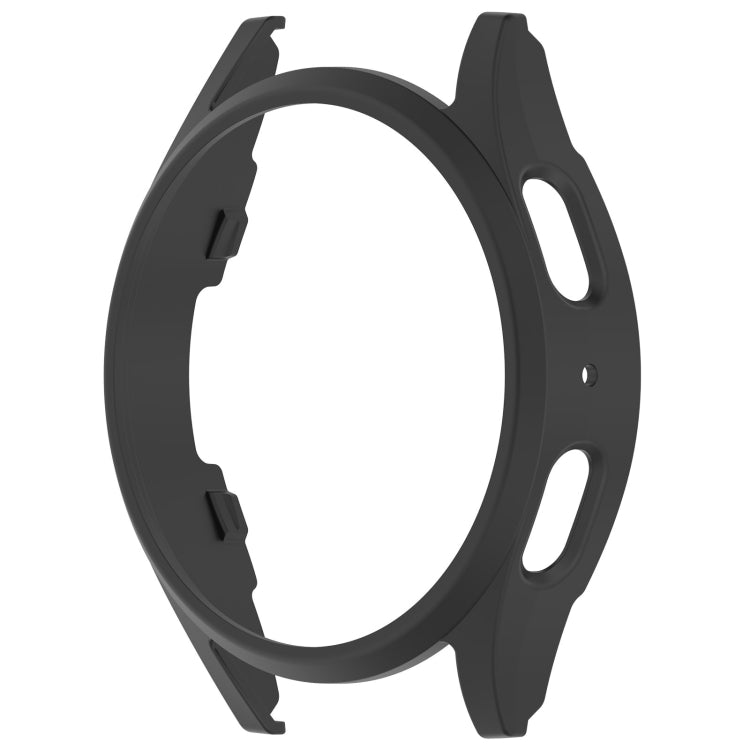 For Sansung Galaxy Watch 7 44mm Half Pack Hollow PC Watch Protective Case(Black) - Watch Cases by PMC TechLife | Online Shopping South Africa | PMC TechLife | Buy Now Pay Later Mobicred