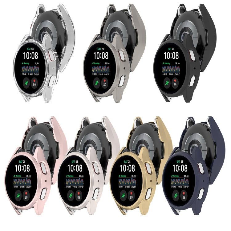 For Sansung Galaxy Watch 7 40mm Half Pack Hollow PC Watch Protective Case(Midnight Blue) - Watch Cases by PMC TechLife | Online Shopping South Africa | PMC TechLife | Buy Now Pay Later Mobicred
