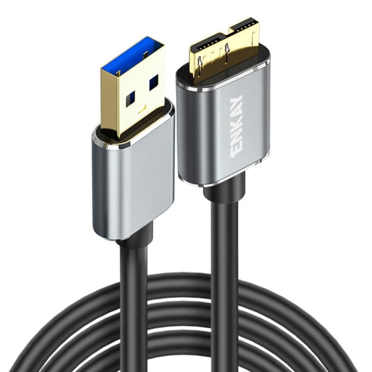 ENKAY USB 3.0 A to USB 3.0 Micro B 5Gbps Data Camera Hard Drive Cable, Length:1.5m - USB 3.0 by ENKAY | Online Shopping South Africa | PMC Jewellery | Buy Now Pay Later Mobicred