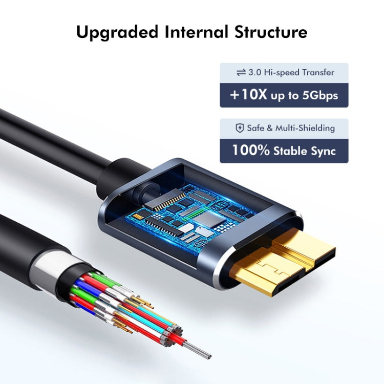 ENKAY USB 3.1 Type-C to USB 3.0 Micro B 10Gbps Data Camera Hard Drive Cable, Length:1m - Others by ENKAY | Online Shopping South Africa | PMC TechLife | Buy Now Pay Later Mobicred