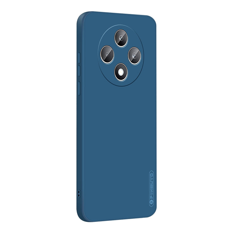 For OPPO Reno12 F PINWUYO Sense Series Liquid Silicone TPU Phone Case(Blue) - Reno12 F Cases by PINWUYO | Online Shopping South Africa | PMC Jewellery | Buy Now Pay Later Mobicred