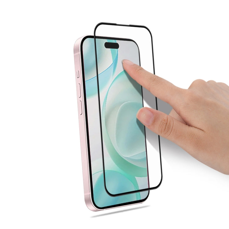 For iPhone 16 Pro mocolo 2.5D Full Glue Full Cover Tempered Glass Film - free shipping - PMC TechLife - Order now!