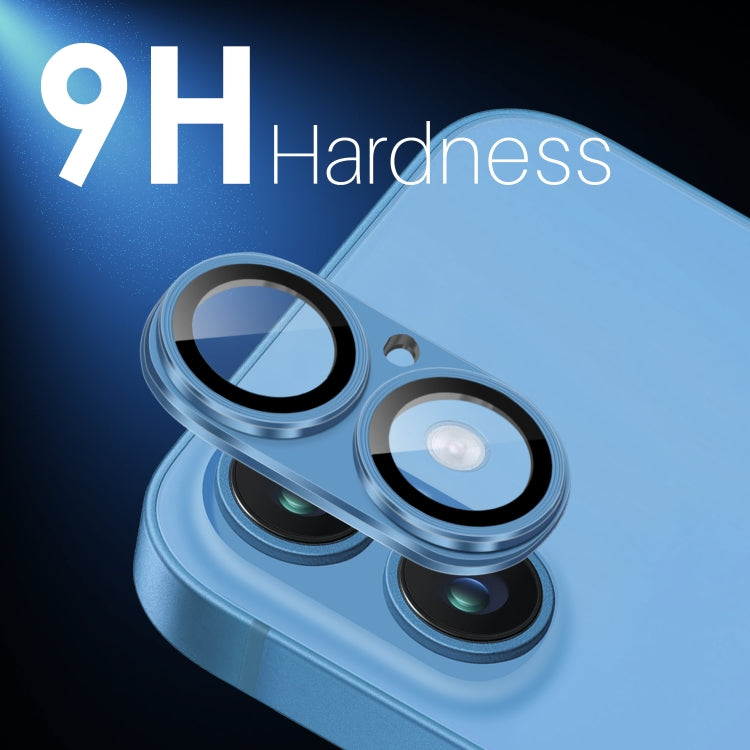 For iPhone 16 / 16 Plus NORTHJO Matte Camera Lens Protector Tempered Glass Rear Lens Film(Blue) - iPhone 16 Tempered Glass by NORTHJO | Online Shopping South Africa | PMC Jewellery | Buy Now Pay Later Mobicred