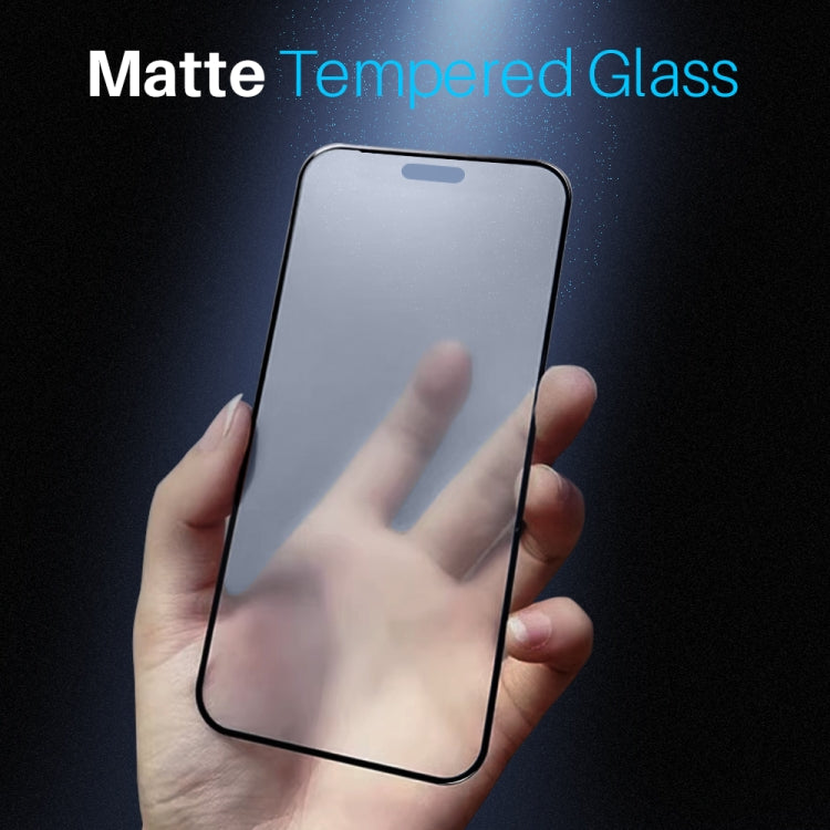 For iPhone 16 Pro Max NORTHJO Matte Silkscreen Anti-Fingerprint Tempered Glass Film - iPhone 16 Pro Max Tempered Glass by NORTHJO | Online Shopping South Africa | PMC TechLife | Buy Now Pay Later Mobicred