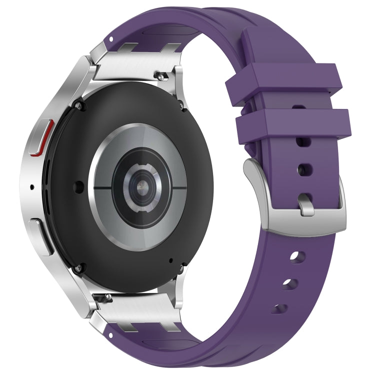 For Amazfit Bip S 20mm Quick Release Silver Buckle Royal Silicone Watch Band(Purple) - free shipping - PMC TechLife - Order now!