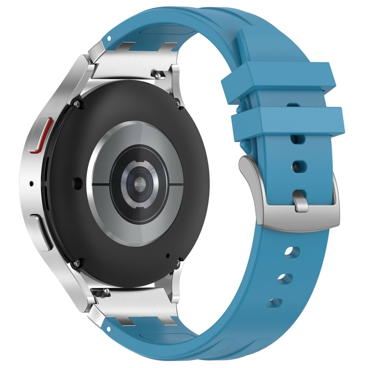 For Honor Magic Watch 22mm Quick Release Silver Buckle Royal Silicone Watch Band(Sea Blue) - free shipping - PMC TechLife - Order now!