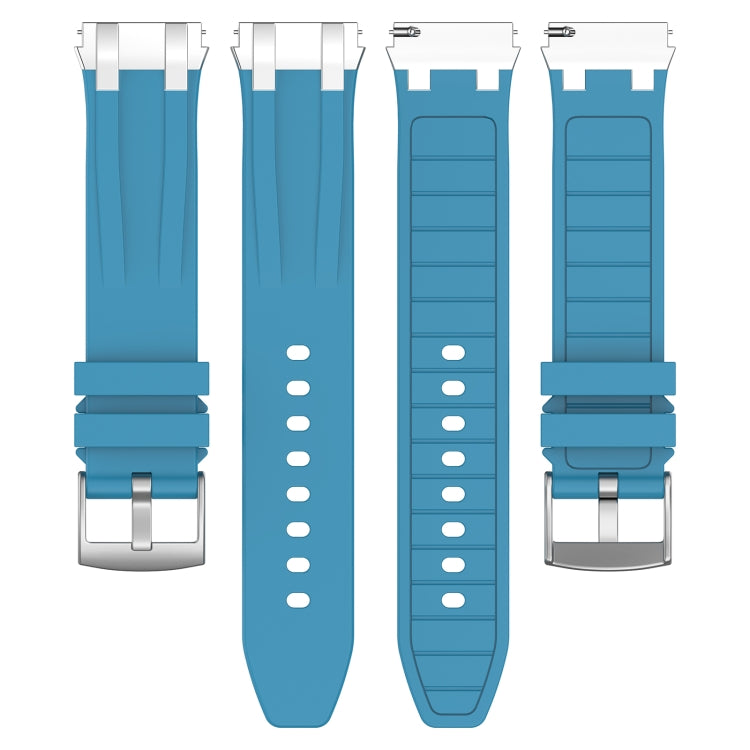 For Garmin Forerunner 265 22mm Quick Release Silver Buckle Royal Silicone Watch Band(Sea Blue) - free shipping - PMC TechLife - Order now!