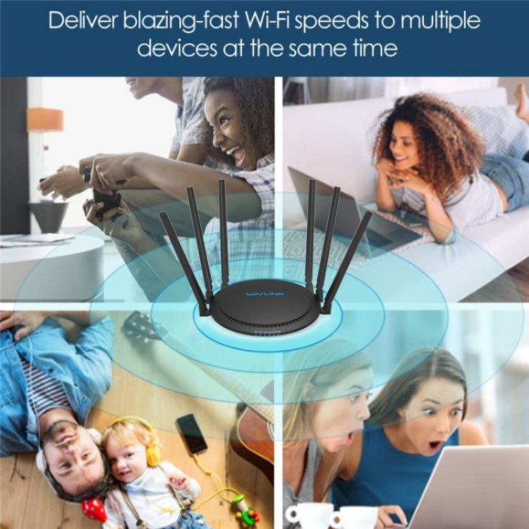 WAVLINK WN531A6 Dual Band Wireless Repeater AC2100 Gigabit Ethernet Port WiFi Router, Plug:AU Plug - Wireless Routers by WAVLINK | Online Shopping South Africa | PMC Jewellery | Buy Now Pay Later Mobicred