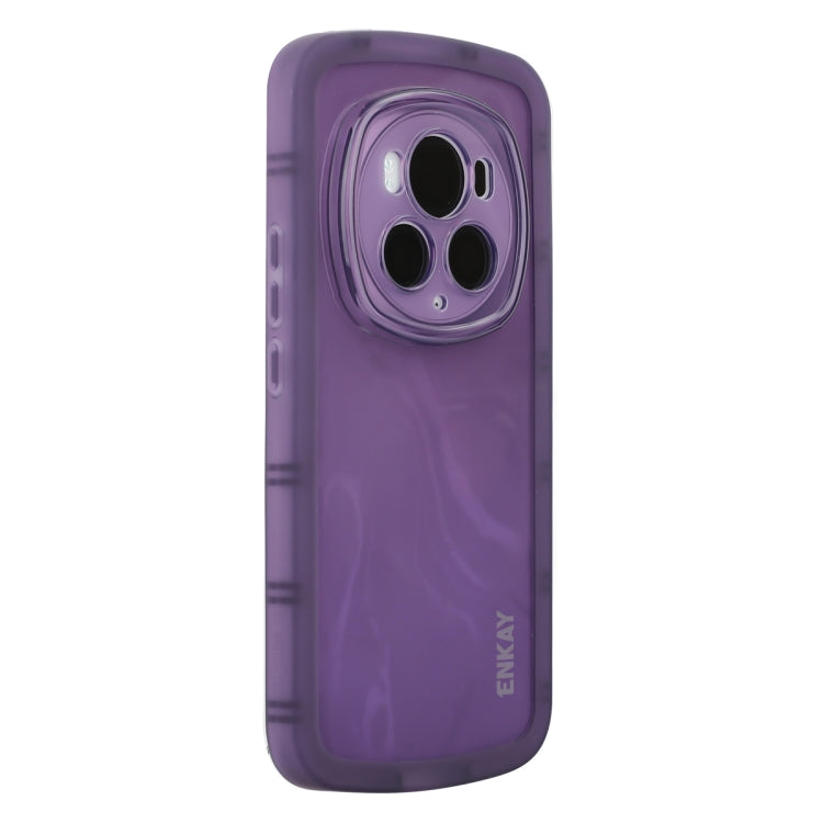 For Honor Magic6 ENKAY Hat-Prince Translucent Matte TPU Shockproof Phone Case(Purple) - Honor Cases by ENKAY | Online Shopping South Africa | PMC Jewellery | Buy Now Pay Later Mobicred