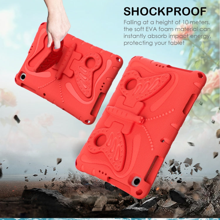 For Lenovo Tab M10 HD TB-328 10.1 Butterfly Bracket EVA Shockproof Tablet Case(Red) - free shipping - PMC TechLife - Order now!