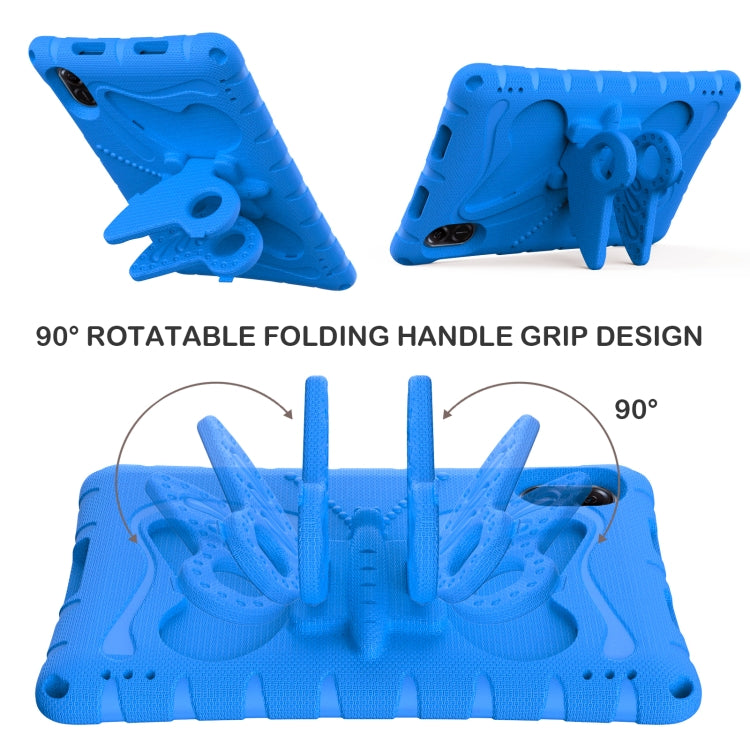 For Honor Pad X9 Butterfly Bracket EVA Shockproof Tablet Case(Blue) - Honor by PMC TechLife | Online Shopping South Africa | PMC TechLife | Buy Now Pay Later Mobicred