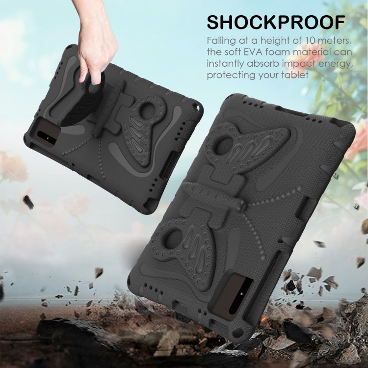 For Honor Tablet V7 11 2021 Butterfly Bracket EVA Shockproof Tablet Case(Black) - Honor by PMC TechLife | Online Shopping South Africa | PMC TechLife | Buy Now Pay Later Mobicred