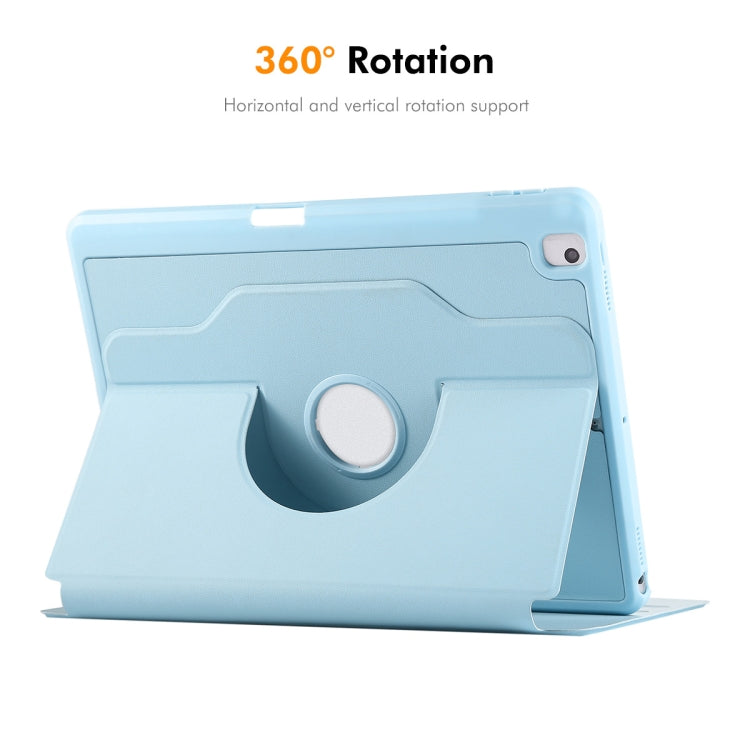 For iPad Air 10.5 / Pro 10.5 / 10.2 ENKAY 360 Rotation TPU Leather Smart Tablet Case with Pen Slot(Black) - free shipping - PMc TechLife - Order now!