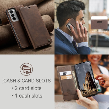 For OPPO Reno12 Pro 5G Global CaseMe 013 Multifunctional Horizontal Flip Leather Phone Case(Coffee) - Reno12 Pro Cases by CaseMe | Online Shopping South Africa | PMC Jewellery | Buy Now Pay Later Mobicred