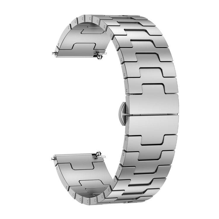 For Xiaomi Watch S1 Active Titanium Alloy 22mm Metal Watch Band(Silver) - free shipping - PMc TechLife - Order now!
