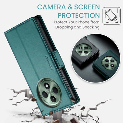 For OPPO Reno12 F /12 FS 5G CaseMe 023 Butterfly Buckle Litchi Texture RFID Anti-theft Leather Phone Case(Green) - Reno12 F Cases by CaseMe | Online Shopping South Africa | PMC Jewellery | Buy Now Pay Later Mobicred