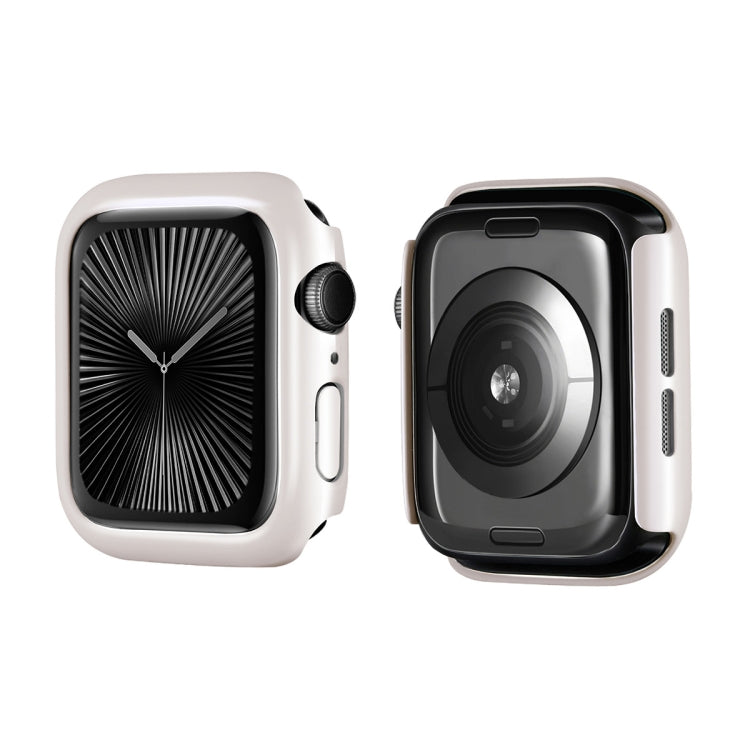 For Apple Watch Series 10 42mm ENKAY Hat-Prince Solid Color PC Watch Case Shockproof Cover(Silver) - free shipping - PMc TechLife - Order now!