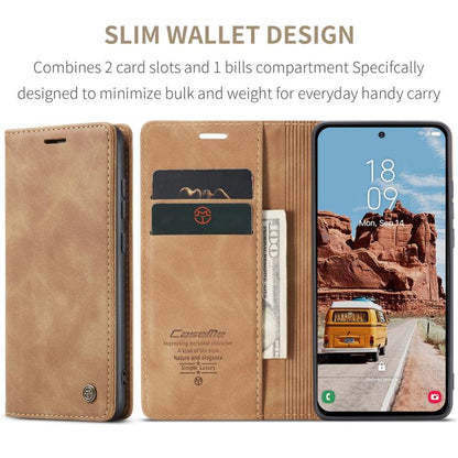 For Samsung Galaxy S25 5G CaseMe 013 Multifunctional Horizontal Flip Leather Phone Case(Brown) - Galaxy S25 5G Cases by CaseMe | Online Shopping South Africa | PMC Jewellery | Buy Now Pay Later Mobicred